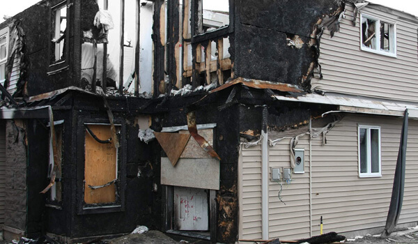 Insurance claims for fire damage