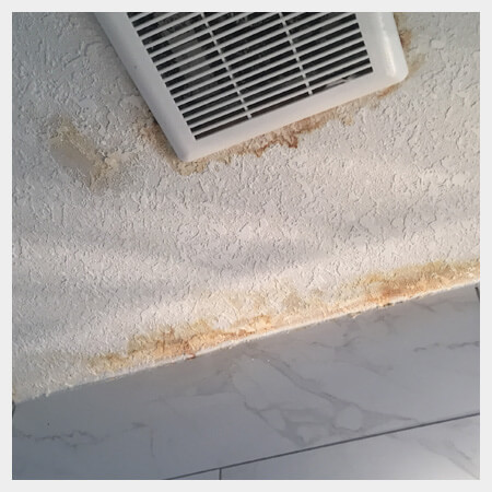 Water Damage From A/C Leak